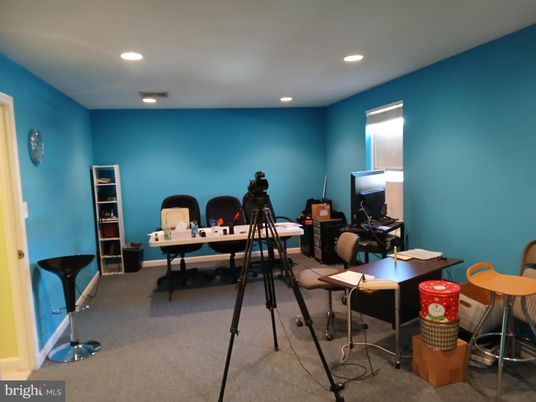 Home Office, Interior, Recessed Lighting