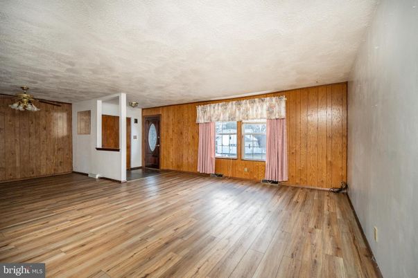 Empty room, Interior, Wood Texture Flooring, Wooden Walls
