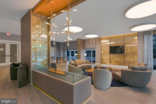 Interior, Living room, Pendant Lights, Wood Texture Flooring