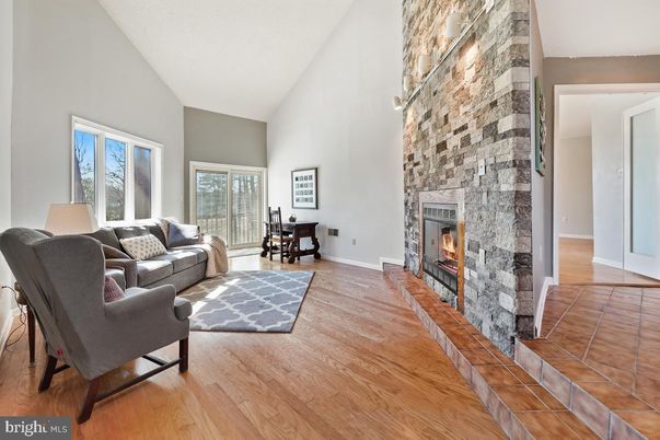 Fireplace, Interior, Living room, Wood Texture Flooring