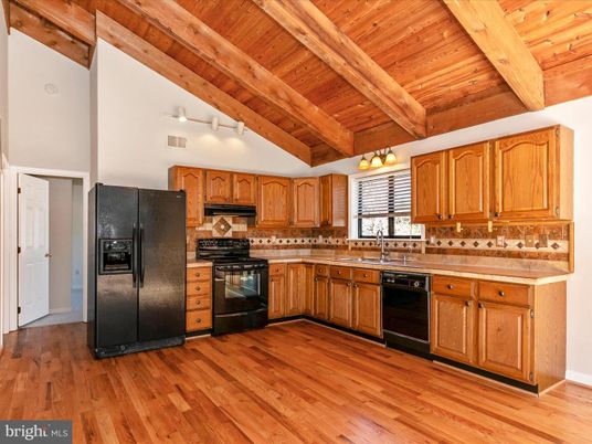 Interior, Kitchen, Wooden Beams, Wooden Ceilings, Wood Texture Flooring