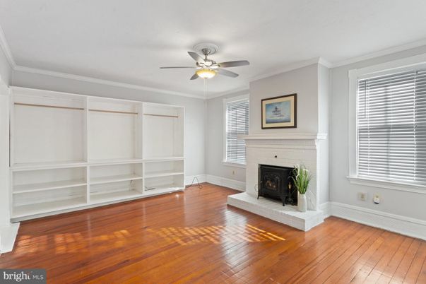 Empty room, Fireplace, Interior, Wood Texture Flooring