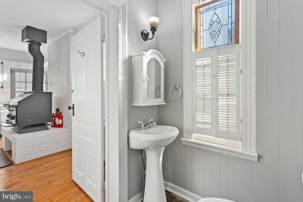 Bathroom, Interior, Wood Texture Flooring