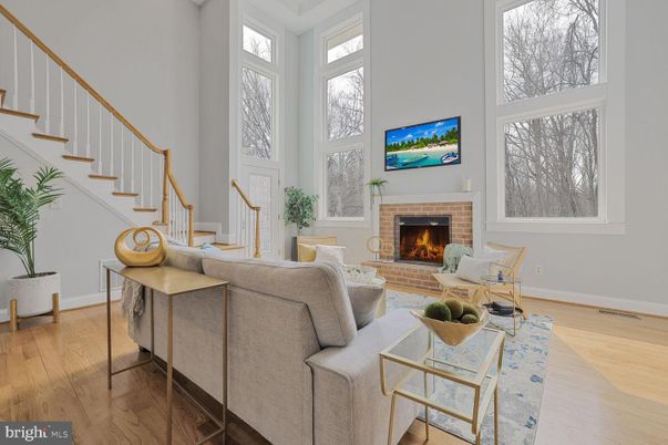 Fireplace, Interior, Living room, Wood Texture Flooring