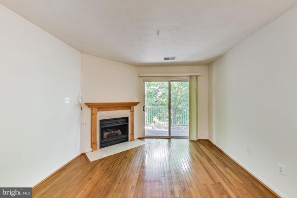 Empty room, Fireplace, Interior, Wood Texture Flooring