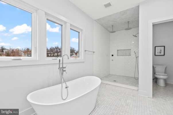 Bathroom, Free Standing Baths, Glass Shower, Interior