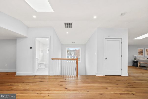 Bathroom, Interior, Recessed Lighting, Wood Texture Flooring
