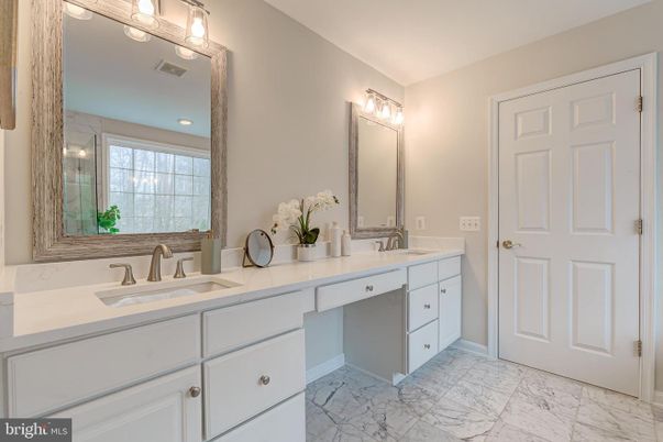 Bathroom, Dual Sink Vanities, Interior, Marble