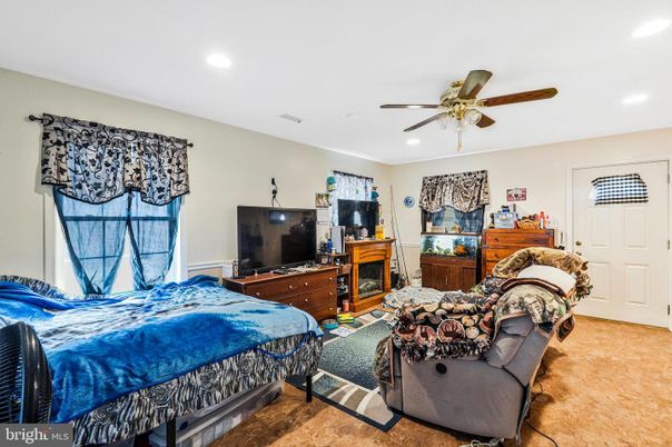 Bedroom, Interior, Recessed Lighting