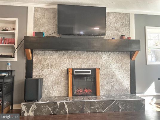 Fireplace, Interior, Wood Texture Flooring