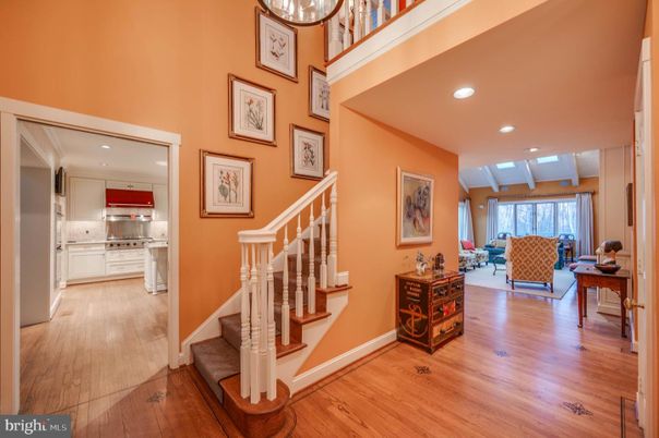 Interior, Kitchen, Living room, Recessed Lighting, Stainless Steel Appliances, Wood Texture Flooring