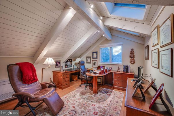 Home Office, Interior, Wood Texture Flooring