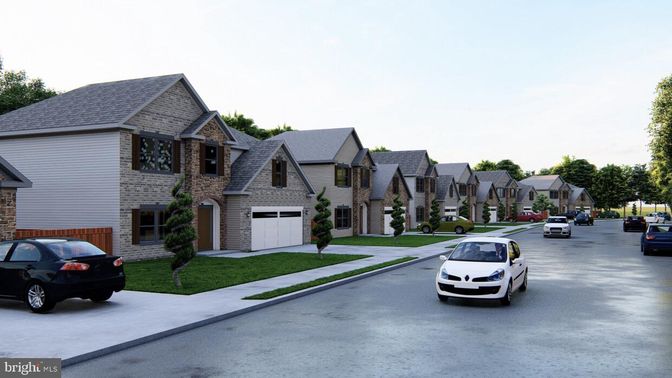 Attached, Exterior, Facade, Brick Facade, Tudor Revival
