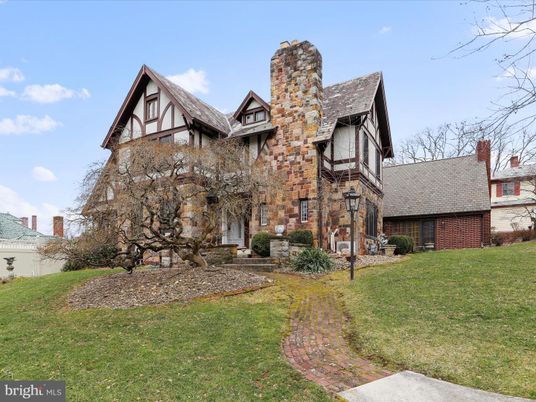Backyard, Exterior, Facade, Brick Facade, Tudor Revival