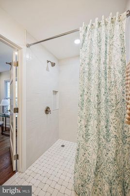 Bathroom, Interior, Recessed Lighting, Wood Texture Flooring