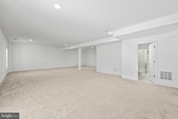Empty room, Interior, Recessed Lighting