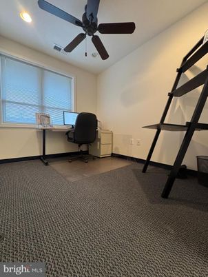 Home Office, Interior, Recessed Lighting