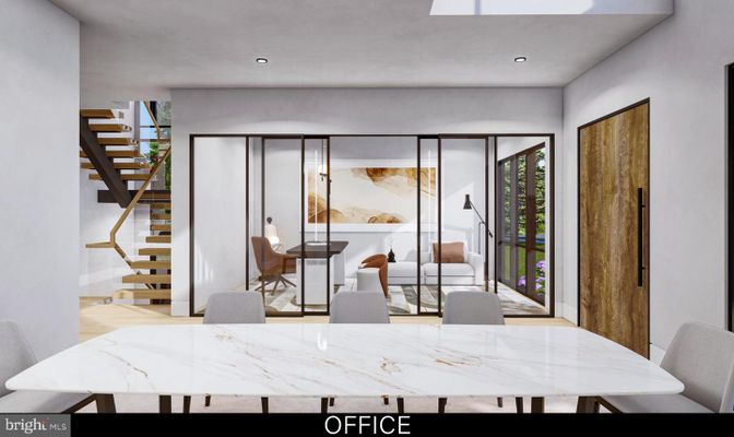 Dining room, Interior, Recessed Lighting