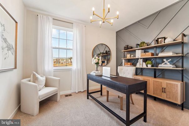Home Office, Interior, Pendant Lights
