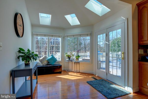 Interior, Sun Room, Wood Texture Flooring