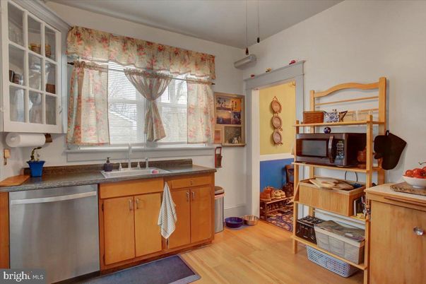 Interior, Kitchen, Wood Texture Flooring