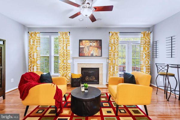 Fireplace, Interior, Living room, Wood Texture Flooring