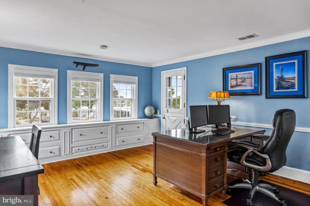 Home Office, Interior, Wood Texture Flooring