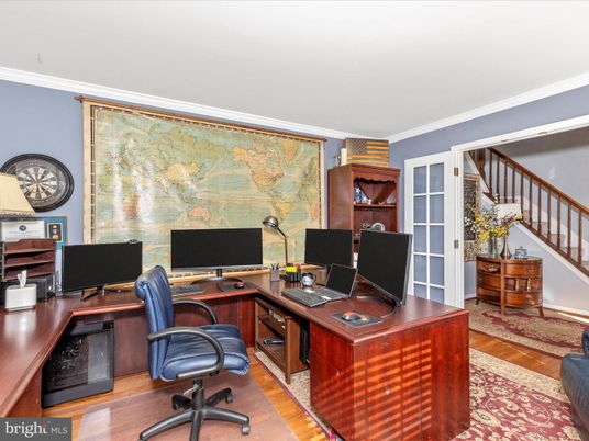 Home Office, Interior, Wood Texture Flooring