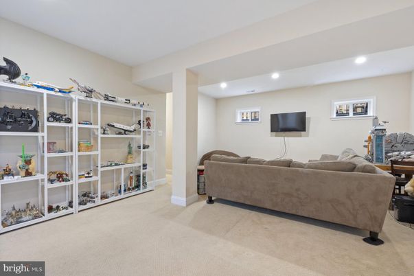 Interior, Living room, Recessed Lighting