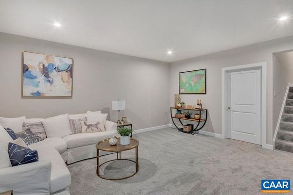 Interior, Living room, Recessed Lighting