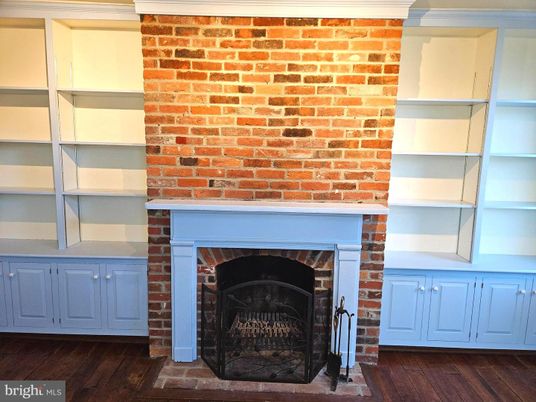 Fireplace, Interior, Wood Texture Flooring