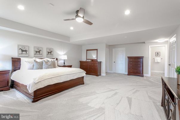 Bedroom, Interior, Recessed Lighting