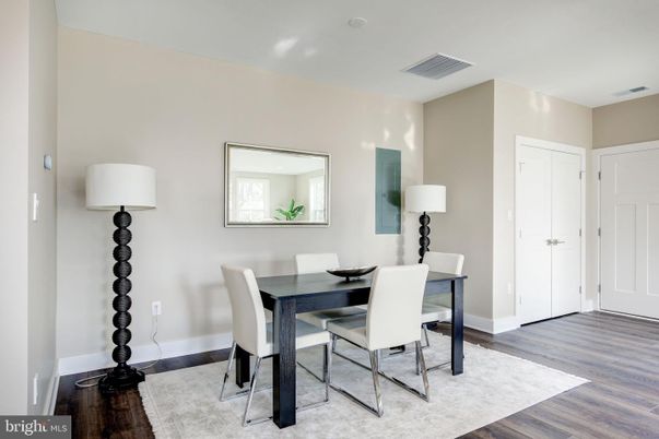 Dining room, Interior, Wood Texture Flooring