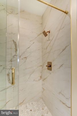Bathroom, Glass Shower, Interior, Marble Walls