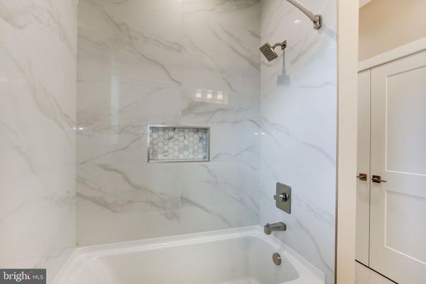 Bathroom, Interior, Marble Walls