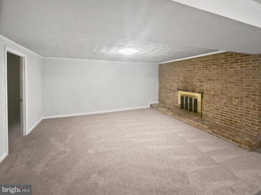 Empty room, Fireplace, Interior, Stone Walls