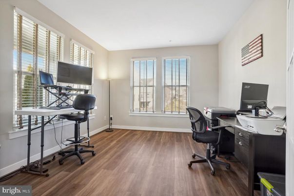 Home Office, Interior, Wood Texture Flooring