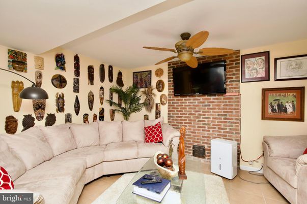Interior, Living room, Stone Walls