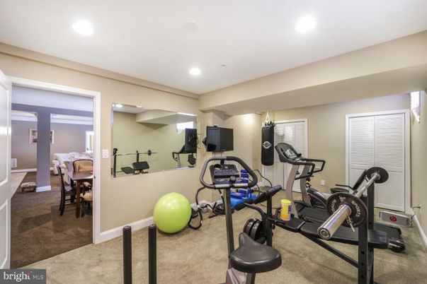 Fitness Equipment, Interior, Recessed Lighting