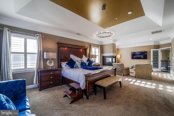 Bedroom, Chandelier, Interior, Recessed Lighting