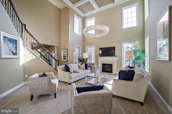 Fireplace, Interior, Living room, Pendant Lights