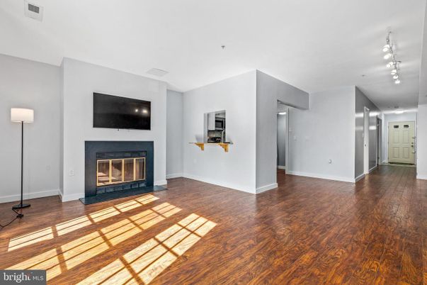 Empty room, Fireplace, Interior, Wood Texture Flooring