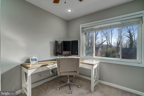 Home Office, Interior, Recessed Lighting