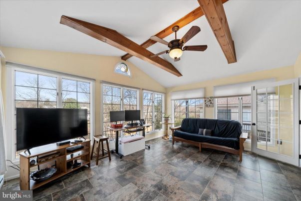 Interior, Living room, Wooden Beams