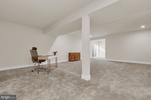 Home Office, Interior, Recessed Lighting