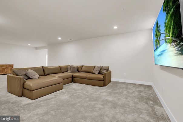 Interior, Living room, Recessed Lighting