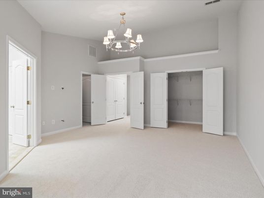 Chandelier, Empty room, Interior