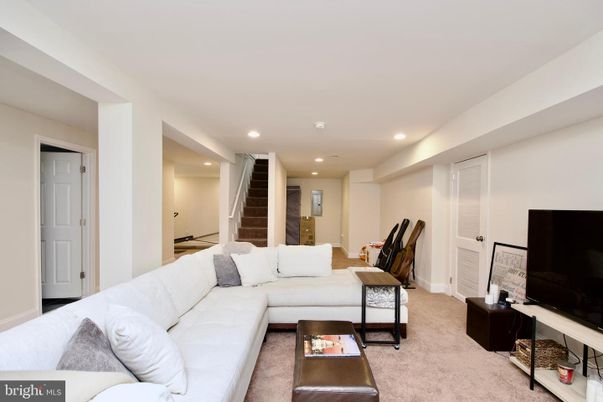 Interior, Living room, Recessed Lighting