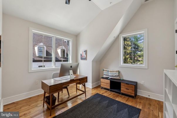 Home Office, Interior, Wood Texture Flooring