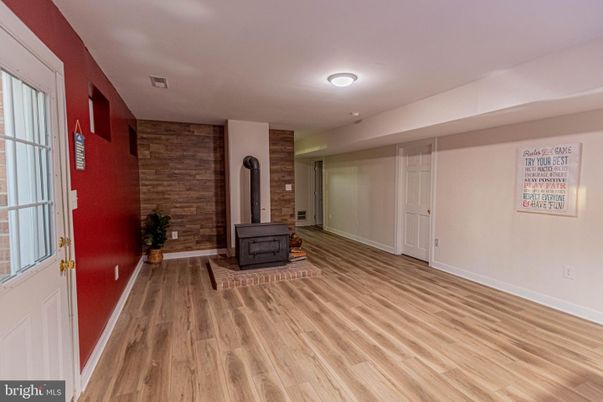 Empty room, Interior, Stone Walls, Wood Texture Flooring